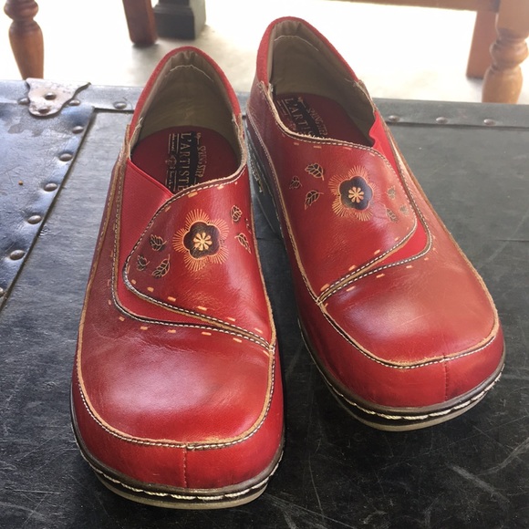 spring step freesa work clog